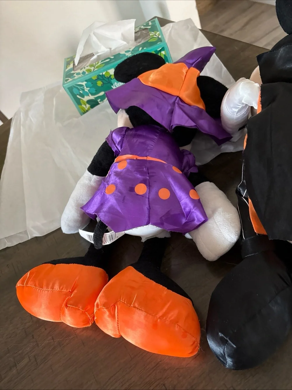 Mickey & Minnie Mouse Halloween Plush | Vampire Mickey & Witch Minnie | 18 inch